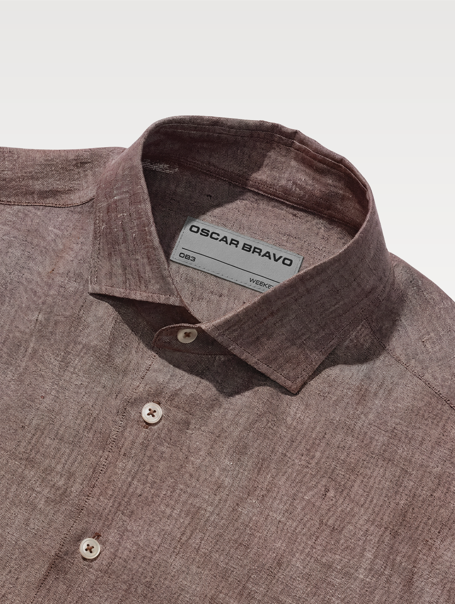 OB3 WEEKEND FINE LINEN | MEN (CHOCOLATE)