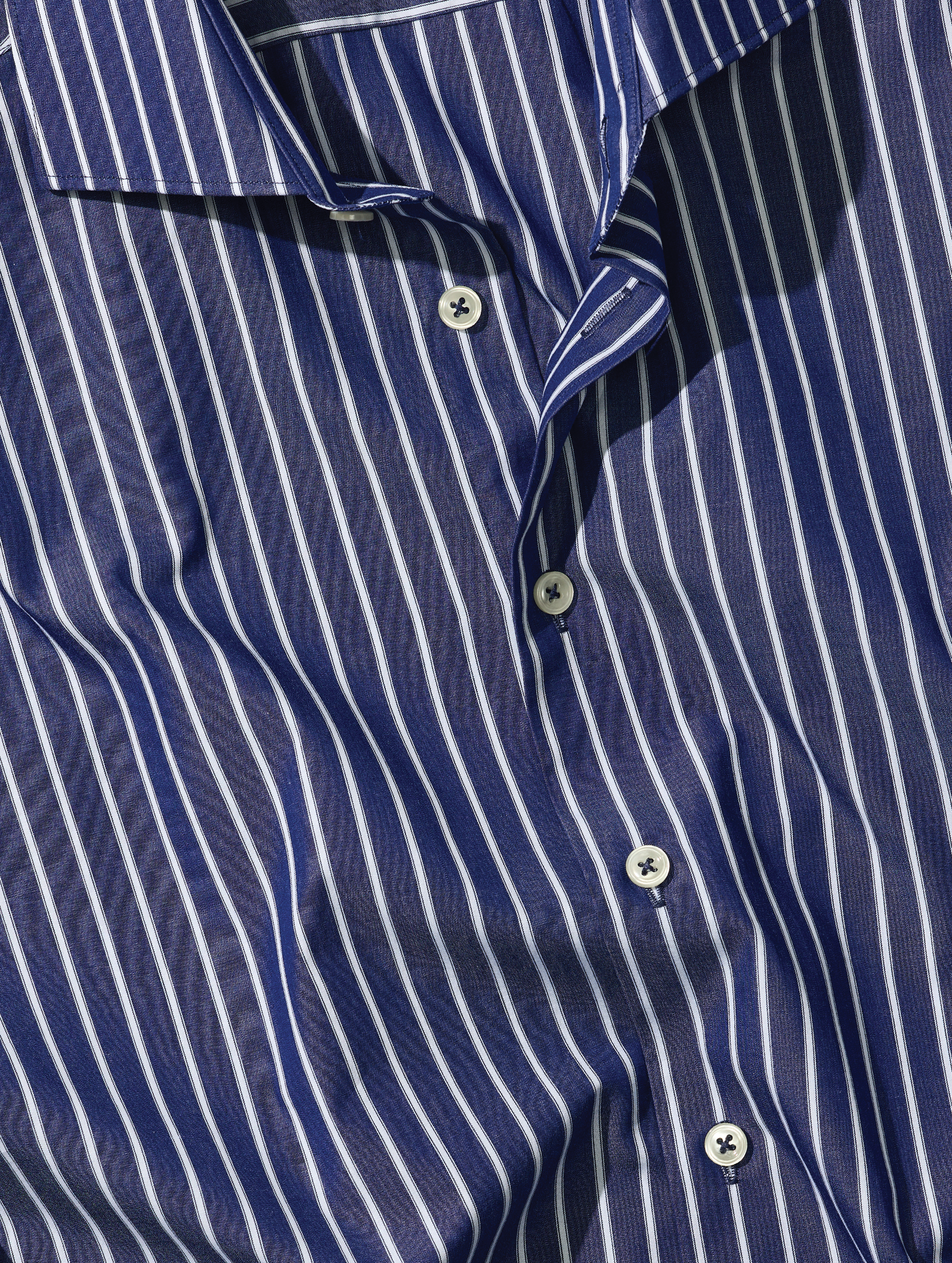 OB1 OFFICE TRI STRIPE POPLIN | MEN (NAVY TRI STRIPE)