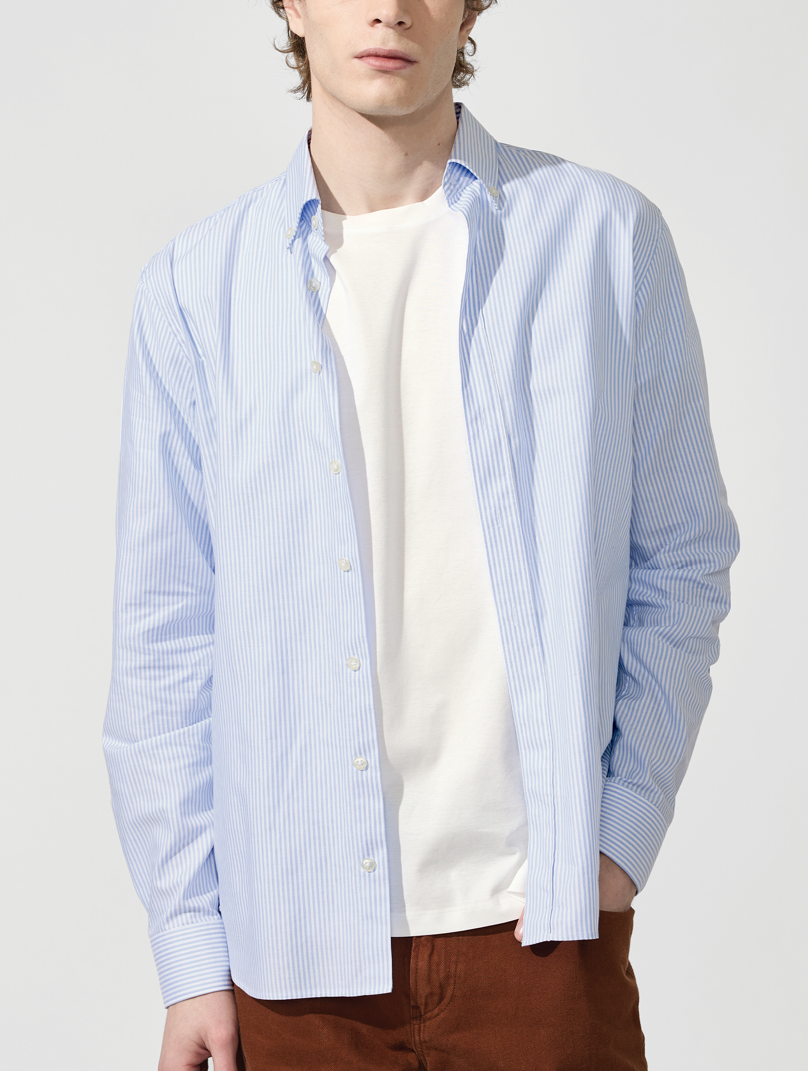 OB2 STUDIO CORE OXFORD STRIPE | MEN (LIGHT BLUE)